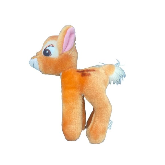 Vintage Disney Bambi Plush Toy Deer 1985 Polyester Stuffed Animal Collectible 7” - Picture 7 of 7